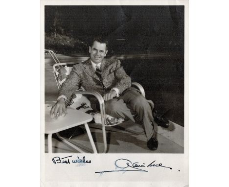 Glenn Ford signed 10x8 vintage black and white photo signature smudged slightly. Gwyllyn Samuel Newton Glenn Ford (May 1, 191