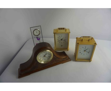 Box of Modern Clocks, To include mantel clocks, carriage clocks, and small clocks, approximately 20 in total 