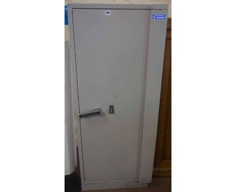 Large Metal Safe by Scotia Safes, With key, stock number 2254, 134cm high, 55cm wide, 54cm deep, shelf 41cm deep(Matches lot 