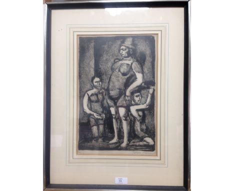 § Georges Henri Rouault (French, 1871-1958) Circus figures signed lower right "Georges Roualt" and numbered 2/50 lithograph 3