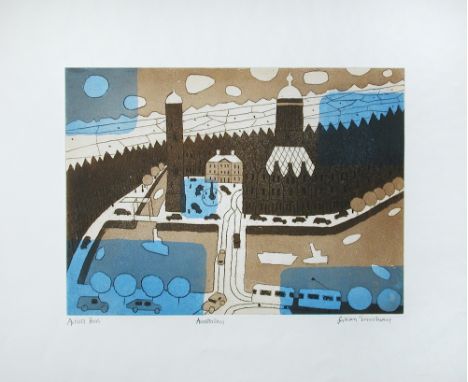 § Julian Trevelyan, RA (British, 1910-1988) Amsterdam signed lower right "Julian Trevelyan" and "Artist's Proof" lithograph 6