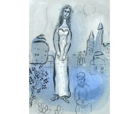 § Marc Chagall (French/Russian, 1887-1985) "Esther" from the Bible Series lithograph, 1960 34 x 24cm (13 x 9in) Marc Chagall 