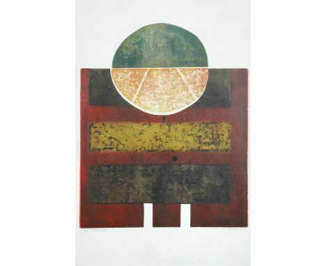 Fernando Vilchis (Mexican, b.1932) Formas signed lower right "F Vilchis '64" and numbered 1/15 lithograph 47 x 31cm (18 x 12i