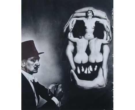 § Philippe Halsman (American, 1906-1979) Dali and Skull, 1951, gelatin silver print, printed later, with the photographer's c