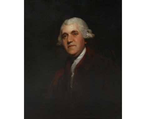 MANNER OF JOSHUA REYNOLDS, PORTRAIT OF JOSIAH WEDGWOOD (BRITISH 1730-1795),oil on canvas77 x 64 cm (30 1/4 x 25 1/4 in.)frame