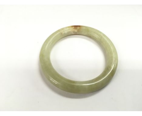A jade bangle.