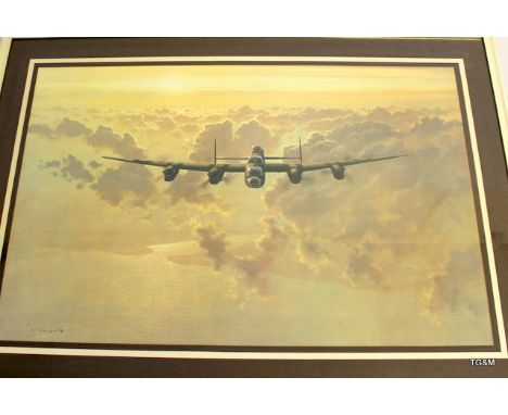 A large print  Wellington Bomber signed Coulson 