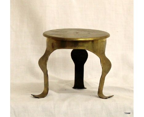 WW1 Trench Art Shell Case Stand. Dated 1917