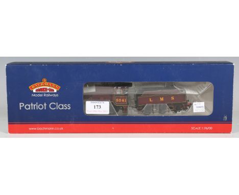 A Bachmann Branch-Line gauge OO No. 31-212 Patriot locomotive 5541 'Duke of Sutherland' and tender, boxed, together with a co