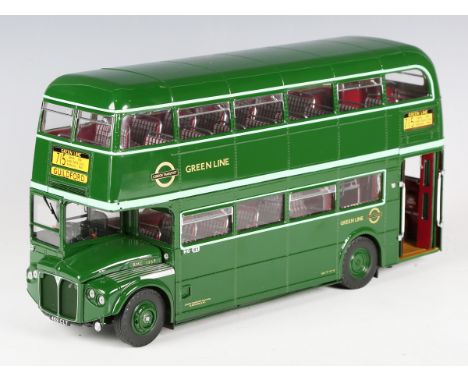 A Sun Star limited edition 1:24 scale model RMC 1469-469 CLT The Green Line Routemaster double deck bus, boxed with certifica