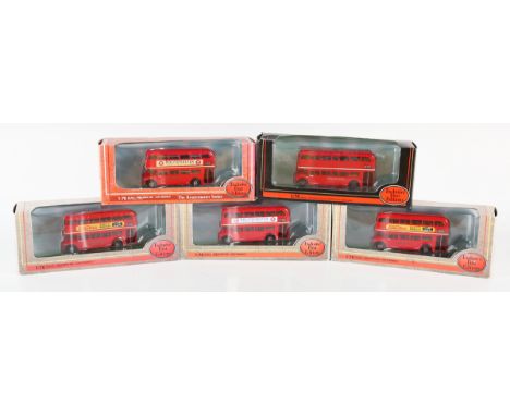 Eighty-six Gilbow Exclusive First Edition buses and double deck buses in London Transport livery, all boxed.Buyer’s Premium 2