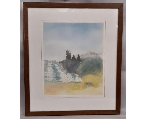 Three prints including: Donald Wilkinson (b.1937) - 'Provencal Landscape / Midday Sun', limited edition aquatint in colours o