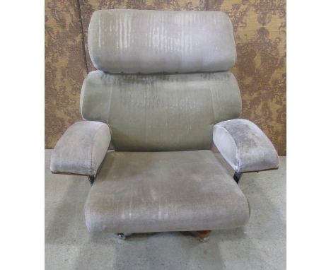A vintage G Plan Housemaster swivel lounge chair 