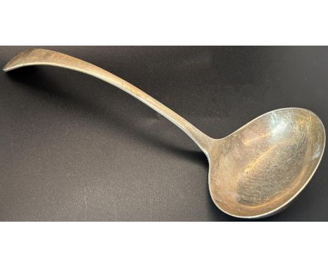 A silver bicentennial ladle, Sheffield 2000, maker Terry Shaverin, stamped 925, 29 cm approximately,  9 ozs approximately 