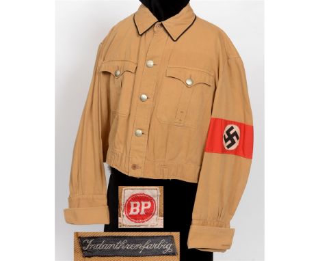 NATIONAL SOZIALISTISCHE DEUTSCHE ARBEITERPARTEI (NSDAP) / STURMABTEILUNG (SA) MANN BROWN SHIRT (DIENSTHEMD)  of private purch