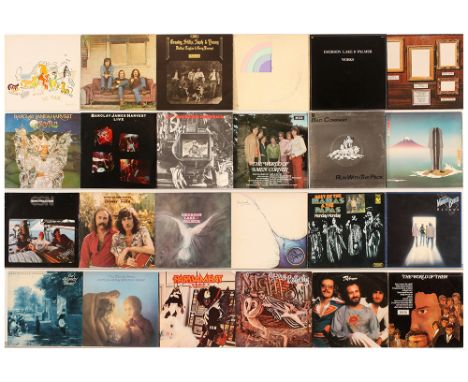 A collection of Pop and Rock LPs to include Artists; 10cc, Amen Corner, Bad Company, Barclay James Harvest, Camel, Crosby Sti