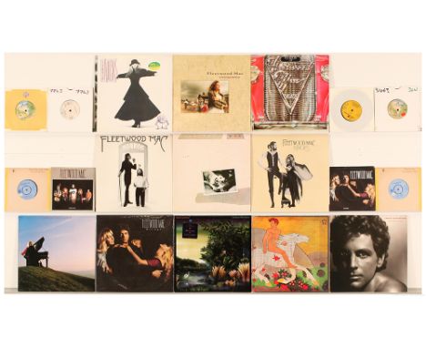 A collection of Fleetwood Mac and related artist LPs and 7" Singles to include (1) Tusk (1979 UK Press, Warner Bros. Records 