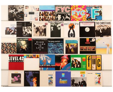 A collection of Sophisti-Pop LPs and 12" singles to include; The Christians titles (1) The Christians; (2) Harvest For The Wo