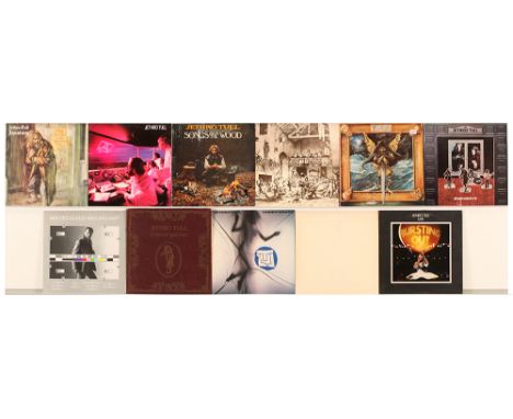 A collection of Jethro Tull and Related LPs to include (1) Songs From The Woods (1977 UK Press, CHR 1132); (2) Minstrel In Th