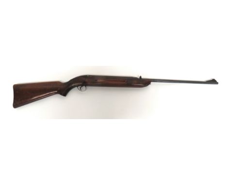 BSA First Model Airsporter MK1 Undercover Air Rifle.22, 18 1/2 inch, blackened barrel.   Front blade sight.   Adjustable rear