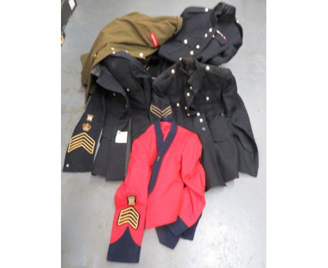 Quantity Of Post War Guards Uniformsincluding khaki No 2 tunic.   Sergeant's rank.   Anodised Coldstream Guards buttons ... K