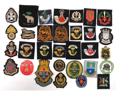 20 x Various Military Blazer And Other Badgesblazer badges include bullion embroidery Somerset LI ... Embroidery Somerset LI 