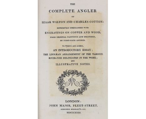 ° ° Walton, Izaak; Cotton, Charles - The Complete Angler..., portrait frontis, and 13 other plates, num. engraved text illus.