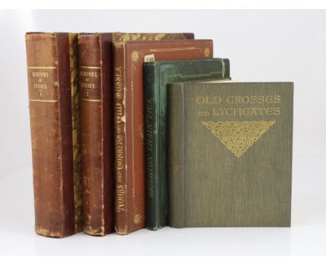 ° ° Horsfield, Thomas Walker - The History, Antiquities, and Topography of the County of Sussex, 2 vols, 4to, 2 folding maps 