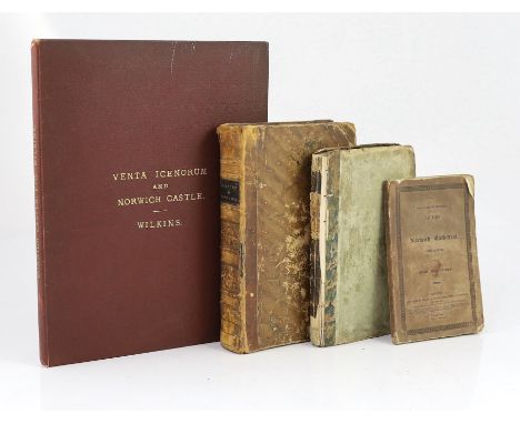 ° ° NORFOLK: Brown, P. - The History of Norwich.... 4 lithographed plates, contemp. half calf and marbled boards, gilt decora