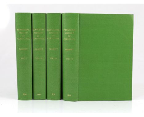 ° ° CORNWALL: Gibert, Davies - The Parochial History of Cornwall, founded on the manuscript histories of Mr. Hals and Mr. Ton