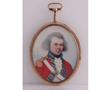 FREDERICK BUCK (IRISH, 1771-1840)Portrait miniature of a military man in red uniformon ivory (ref UT9TXN59)oval, 59mm highin 