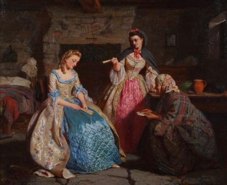ERNEST GUSTAVE GIRARDOT (FRENCH, 1840-1904)A Lucky Guesssigned and dated 'E G Girardot 1869' (lower right)oil on canvas50.5 x