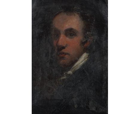 ENGLISH SCHOOL, 19TH CENTURYPortrait of a gentleman, thought to be J. M. W. Turnersigned 'Rev. R. Byrne M. A' (to mount) and 