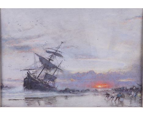 ALBERT GOODWIN (BRITISH, 1845-1932)Her Last Voyagesigned and dated 'Albert Goodwin 1909' (lower right) and titled (lower left