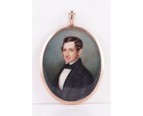 ENGLISH SCHOOL, 19TH CENTURY (2)Portrait miniature of William Mulleron ivory (ref WCZSXPWQ)oval, 70mm highin a gilt metal fra