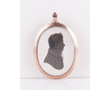 JOHN FIELD (BRITISH, 1772-1848) (3)Portrait miniature silhouette of Henry Osbond Burdon (1815-1875)signed 'field' (lower left