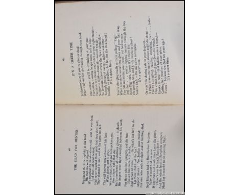 GRAVES, Robert. Over the Brazier. Very rare First Edition, 1st printing. Poetry Bookshop, London, 1916. paperback. Coloured c