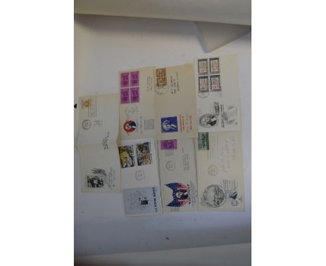A collection of early vintage American First Day Covers FDC's. 
