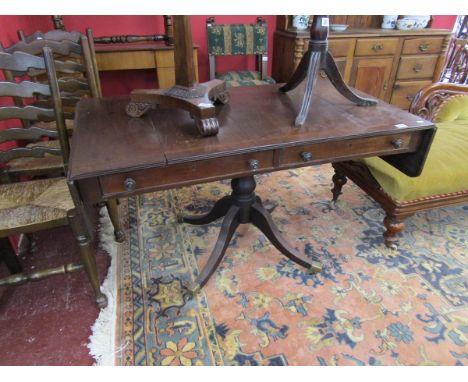 Mahogany sofa table