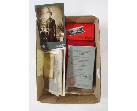 1920 autograph album, 1943 autograph album with sketches containing drawings, verses, quantity sepia and other portrait photo