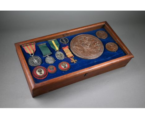 An interesting collection of medals and awards, attributable to Hon. Capt. Seddon Wildeblood (1839-1923); Victorian Long Serv