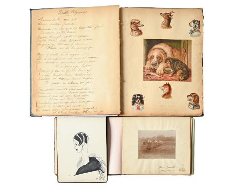 A lady's friendship album, Frances Marjorie Fewster, dated Xmas, 1911,&nbsp;of which approx. [17]pp only are inscribed or ill