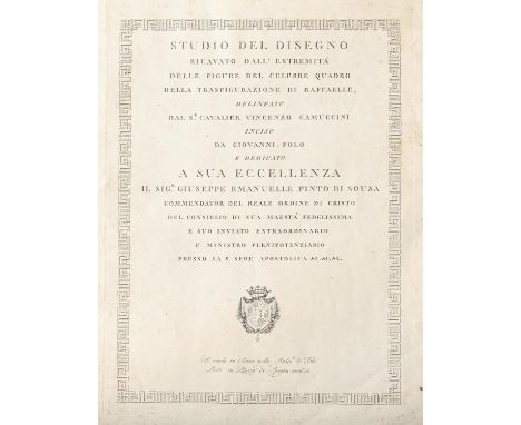 Old Masters. Studio del Disegno ricavato dall'extremita delle figure del celebre quadro della trasfigurazione di Raffaelle, R