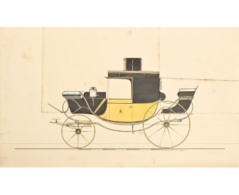 Coach Making. The important and extensive archive of Holmes & Co., later Sanderson & Holmes, of Derby, carriage and later mot