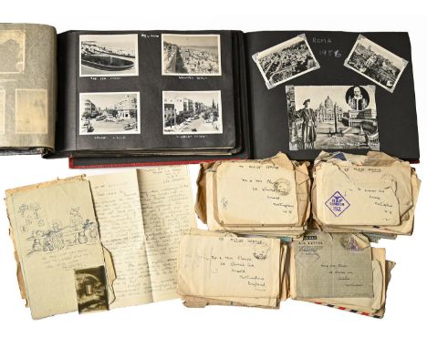 World War Two, RAF Middle East. 1041953 LAC Walter 'Wally' Sharpe, approx. 75 manuscript letters, dated 1944-45, all addresse