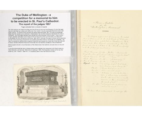 Field Marshal Arthur Wellesley, 1st Duke of Wellington KG, et al.,&nbsp; (1769-1852). Prize Models for the Wellington Monumen