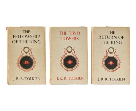 The Inklings. Tolkien (J.R.R.), The Lord of the Rings trilogy, comprising The Fellowship of the Ring, first edition, thirteen