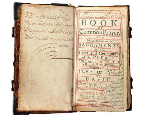 Binding; William &amp; Mary Prayer Book. The Book of Common Prayer [...], London: Printed by Charles Bill, and the executrix 