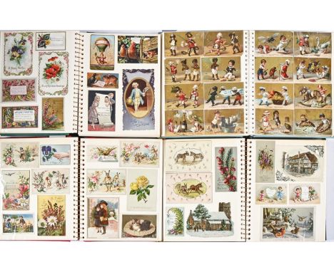 Christmas Greetings Cards. A collection of approx. 915 polychrome cards, late 19th/early 20th c,&nbsp;approx. 150 of which ar