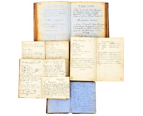 Cookery. A manuscript receipt book, E.B., n.d. [late 19th/early 20th c],&nbsp;[xxii] (contents), 81pp, paginated and predomin